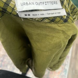 Used green plaid urban outfitters skirt.